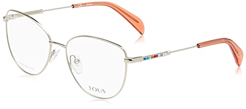 TOUS VTO434V Gafas, Shiny Light Gold, 54 para Mujer