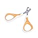 PetBonus Professional Pet Nail Clipper,45-Degree Curved Design,Super Easy and Safe,for Small Breed Dog,Cat,Rabbit,Ferret and Small Animals(Orange)