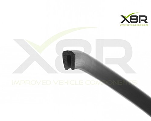 Small Black Rubber U Channel Edging Seal Trim Edge Dent Scratch Protect Bumper X8R0109
