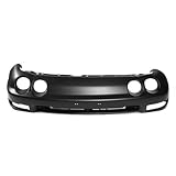 Carpartsdepot, Front Bumper Cover Black PP Plastic Primed 2dr 4dr Replacement, 352-10101-10-PM AC1000128 04711ST7A90ZZ