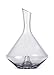 Miko Wine Decanter With 4 Wine Glasses, Hand Blown Lead Free Crystal Wine Decanter Set (Sphere/Indent)