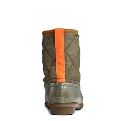 Sperry Men's Saltwater Duck Rain Boot, Olive, 8