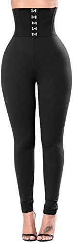 Women's Sexy Corset High Waist Stretchy Tight Leggings Long Pants New Style