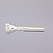 Legacy Sterling Silver Plated Bb Trumpet Mouthpiece, 7C
