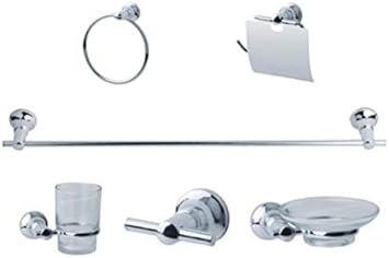 Bad Accessoires set, chrom: Amazon.de: Küche & Haushalt