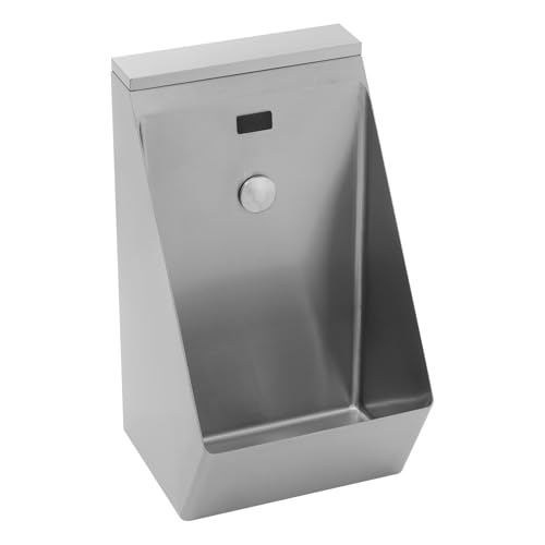 Automatic Sensor Urinal Wall Mounted, Men's Bathroom Urinal, Stainless Steel Urinal Anti-Splash