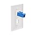 VCE 12-Pack RJ45 CAT6 Female to Female Keystone Coupler, Inline UTP Keystone Coupler for Cat6 Cat5 Cables, Blue