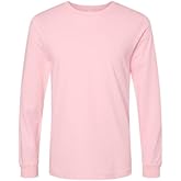 Bella Canvas Unisex Jersey Long-Sleeve T-Shirt Pink