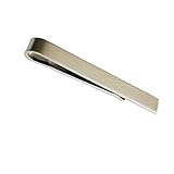 SuperBZ TIE BAR - A New Kind of Silver Tie Clip Tie Bar with Gift Box