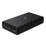 AUKEY USB C 30000mAh Power Bank, Portable Charger with 30W Power Delivery, Quick Charge 3.0 Battery Pack for Nintendo Switch, Phones, Tablets and More