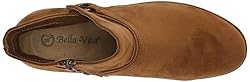 Bella Vita Women's Izzy Boots, Cognac Suede, 12 Wide