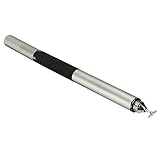 Disc Stylus, M.Way 2 in 1 Precision Stylus Universal Touch Screen Capacitive Pen for Universal Touch Screens Devices iPad Tablets iphone Sliver