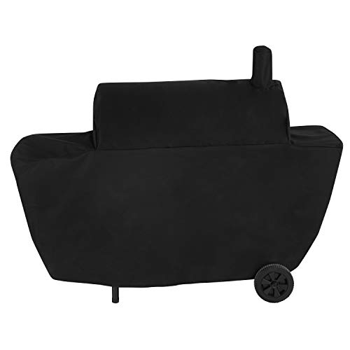 Modern Leisure 2981 Chalet Chimney Smoker BBQ Charcoal Grill Cover (67 L x 26 D x 50 H inches) Waterproof, Black