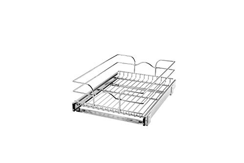 Rev-A-Shelf 5WB1-1520-CR Base Cabinet Pull Out Chrome Basket