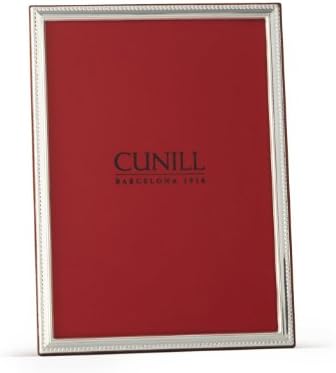 Cunill Silver Slim Beaded Frame for 4 by 6-Inch Photograph, Sterling Silver