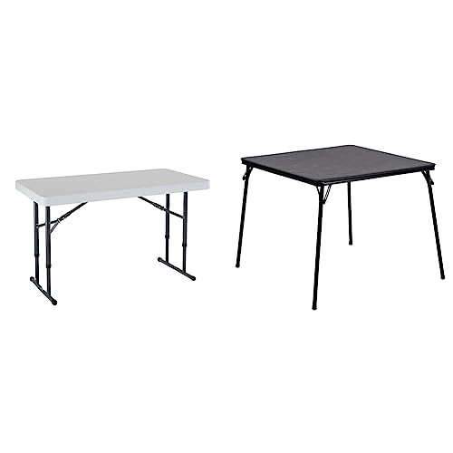 Lifetime 80160 Commercial Height Adjustable Folding Utility Table, 4