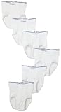 Fruit Of The Loom Big Boys' Boys Basic Brief 6-pack, White, Medium