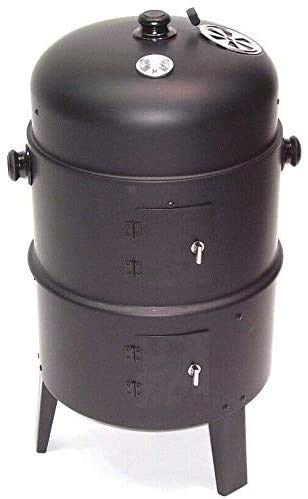 D&L 3in1 BBQ Holzkohlegrill Räuchertonne Räuchergrill Grilltonne Smoker 56512 Grill AWZ, Grillofen Räucherofen… – Bild 3