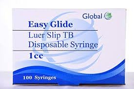 1ml Syringe Only 100 Count box