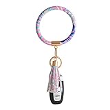 Coolcos Key Ring Bracelets Wristlet Keychain Bangle