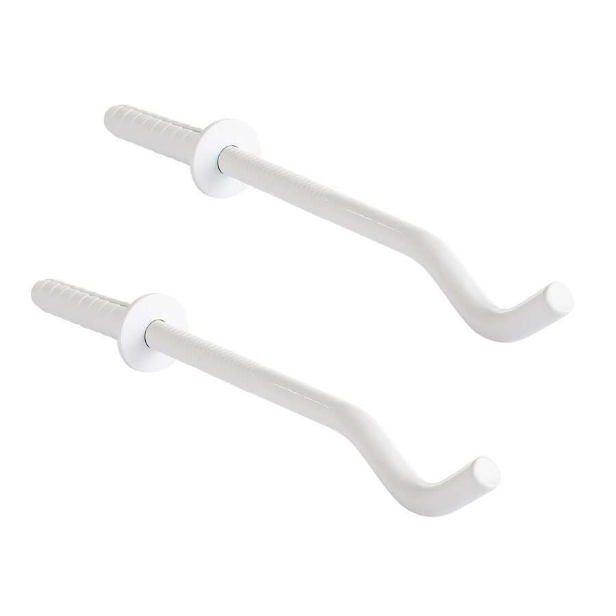 Pair of Wall Fixing Systems for Column radiators - Percussion Hooks for Column radiators - Maximum Capacity 80 kg per Fixing
