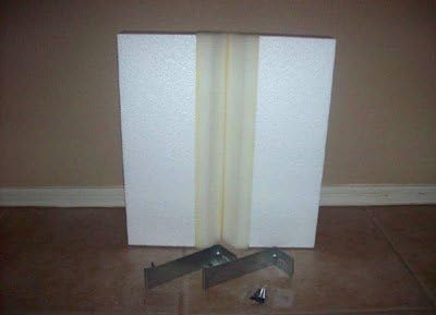 DIY Styrofoam No Sewing Cosmopolitan Cornice Corner Window Adapter 12 Inch Drop