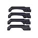 Dilwe 4Pcs RC Car Door Handles, Plastic Simulation Door Handles with Screws for -4 D90 Axial SCX10 1/10 RC Crawler Car(Black) Car Model Accessory