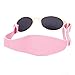 Baby Solo Original Baby Sunglasses Safe, Soft, & Adorable Durable Case Included (0-36 Months, Cutie Pink Heart Frame w/Solid Black Lens)