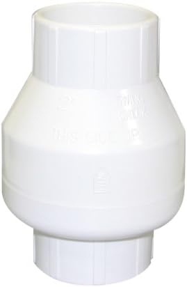 Valterra 200-20W PVC Swing (No Spring) Check Valve, White, 2" Slip