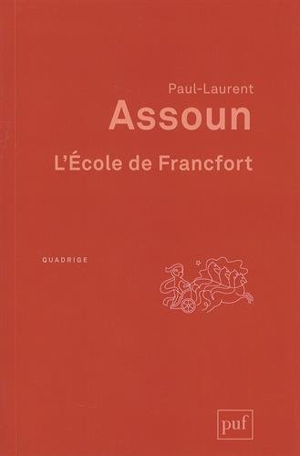 L' Ecole de Francfort