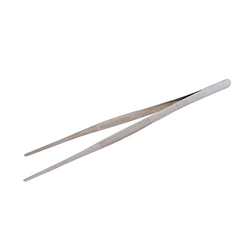 Extra-Long 30CM/12 Inch Stainless Steel Kitchen Grill Tweezers BBQ Food Oven Salad Fish Serving Tongs Barbecue Tool