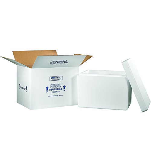 Aviditi 269C Insulated Shipping Kits, 21-1/4" Length x 15-1/2" Width x 15-1/2" Height, White (Case of 1)