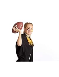 Cosquillas rosadas mujer rayas día del juego camiseta infintiy bufanda