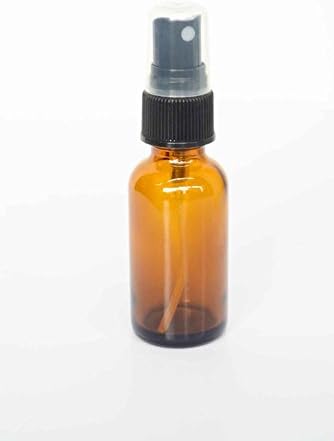 Everything4Oils 1oz Amber Glass Bottle with Pump for Essential Oils (24-pack)