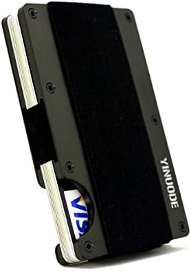 Minimalist Carbon Fiber/Aluminum Fibre Slim Wallet, Slim Wallet & RFID Blocking Front Pocket Wallet，Minimalist Wallet