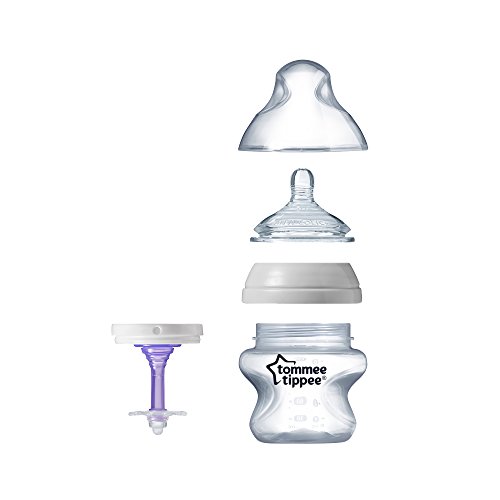 Tommee Tippee Closer to Nature Anti-Colic Bottles, 5 Ounce, 2 Count (Packaging may vary)