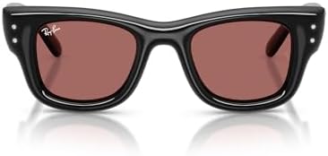 Amazon.com: Ray-Ban A$AP Rocky RB0840S Mega Wayfarer Blacked Out