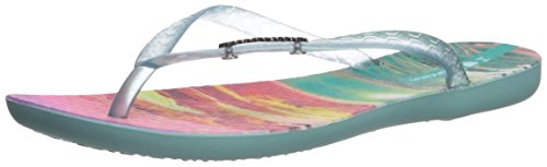 Ipanema women s wave vista flip-flop, green, 9 m us