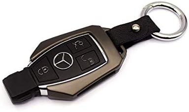 Mercedes-Benz Key Fob Cover Case - TPU Remote Holder Shell With Chain For A C W204 W210 Models