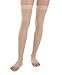Jomi Surgical Collection 341 Medical Weight Compression Thigh Highs 30-40mmHg - Open Toe (Large, Beige)