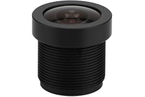 ZERONE Security Surveillance Camera Lens, 2.1mm Camera Lens 150° Wide Angle x 0.5 IP Camera Lens CCTV Lens for 1/3'' & 1/2.9'' CCD Chips, Support Night Vision
