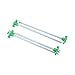 Heavy Duty Steel Tent Stakes-10 Pack-Bonus 4x10ft Ropes