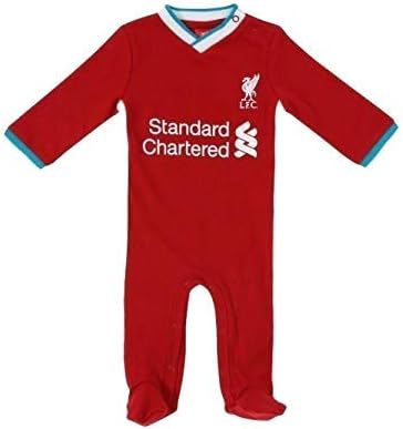 LIVERPOOL FC BABY SLEEPSUIT ROMPER GROW PLAY BODYSUIT FOOTBALL PRAM