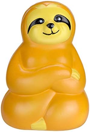 Fiaya Cute Kawaii Animal Sloth Slow Rising Scented Soft Stress Relief Doll Fun Toys for Kids Adults Party Favors