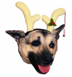 Dog Reindeer Headpiece Pet Costume