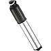 LEZYNE HV Bicycle Hand Pump, High Volume 90 PSI, Presta & Schrader Compatible, Compact Bike Pump