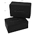 Prosource Fit Foam Yoga Blocks Set of 2, High Density EVA Yoga Bricks, Sturdy Yoga Prop Large Size 4″x 6″ x 9″ (Black)thumb 1