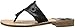 Jack Rogers Women's Palm Beach Navajo Classic Sandal,Black/Black Patent,8 M