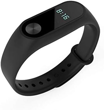 BATHRINS For Xiaomi Mi Band 2 Bands - Waterproof Silicone Wrist Strap Bracelet Replacement Wristband for M2 Smart Watch Accessories (Black)