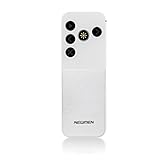 Rechargeable Wireless Presenter, Laser Pointer, PowerPoint Remote with Red Laser, PowerPoint and Keynote Presentation Remote Clicker (White)